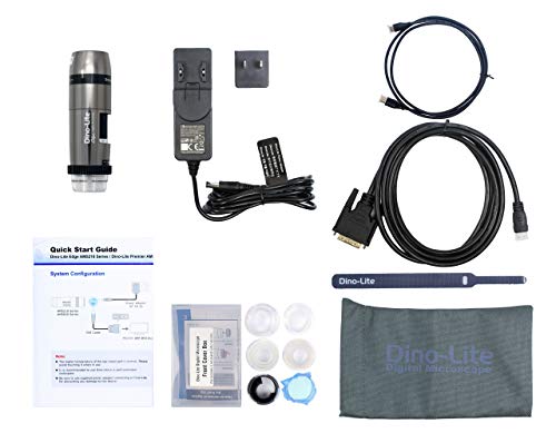 Dino-Lite HDMI Digital Microscope AM5218MZTL- 720p, 5X - 140x Optical Magnification, Polarized Light, Long Working Distance