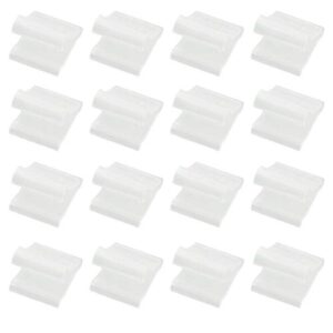 youliang 100pcs balloon clips ties v type sealing clips for wedding birthday party balloon decoration supplies white