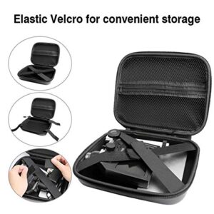 LCD Microscope Carrying Case Bag, Large Capacity Storage Bag for Digital Microscope with Display Screen and Stand Bracket