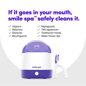 SmileDirectClub Smile Spa Ultrasonic and UV Cleaning Machine for Aligners, Retainers, Toothbrush Heads, and More