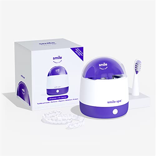 SmileDirectClub Smile Spa Ultrasonic and UV Cleaning Machine for Aligners, Retainers, Toothbrush Heads, and More