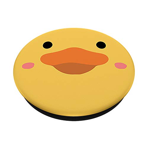 Duck Face Funny Yellow Rubber Duck Cute Duck PopSockets Swappable PopGrip