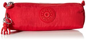 kipling women's freedom pencil pouch, small, zipped, water-resistant, pen case