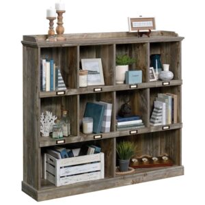 Sauder Granite Trace Contemporary 10-Cubby Wood Bookcase in Rustic Cedar