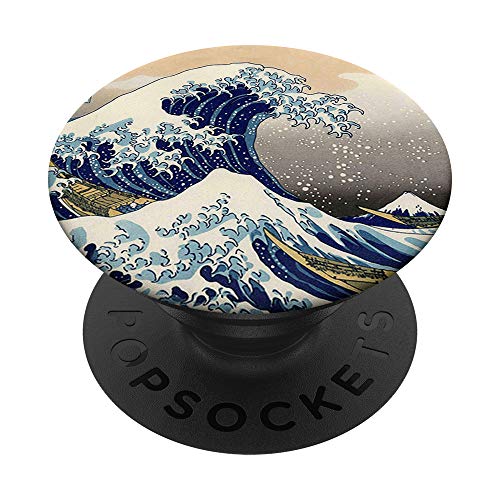 Japanese Culture Japan The Great Wave Off Kanagawa PopSockets PopGrip: Swappable Grip for Phones & Tablets