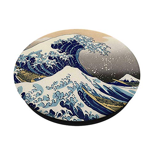 Japanese Culture Japan The Great Wave Off Kanagawa PopSockets PopGrip: Swappable Grip for Phones & Tablets