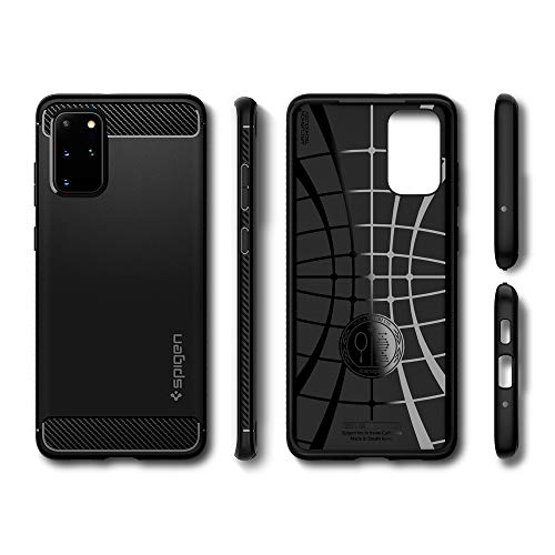 Spigen Rugged Armor Designed for Samsung Galaxy S20 Plus Case (2020) - Matte Black