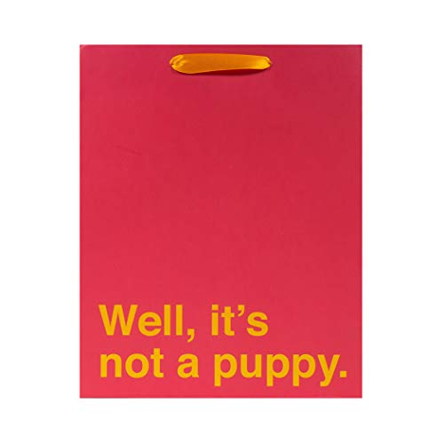 30 Watt Novelty Gift Bags (Pack of 2) | Well, It's Not a Puppy & I Wrapped This Myself | Perfect for Adding Humor to Special Occasions