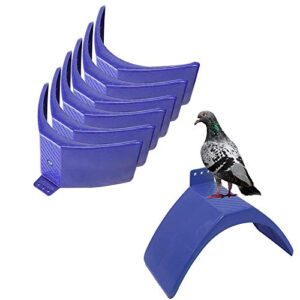 pesandy dove rest stand, 6pcs lightweight pigeons rest stand bird perches for dove pigeon and other birds, durable plastic pigeon perches roost bird dwelling stand support cage accessories