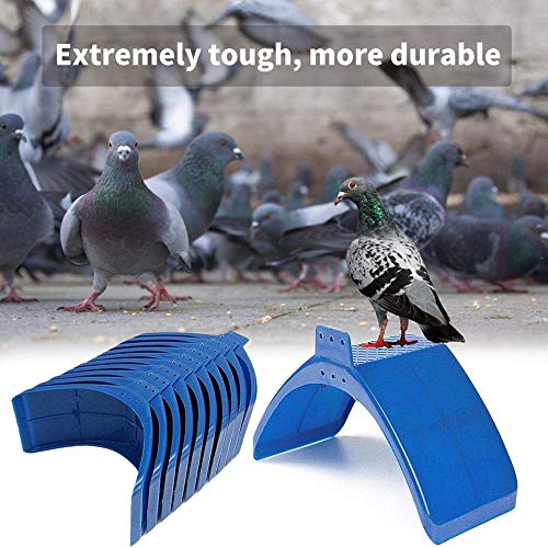 PeSandy Dove Rest Stand, 6PCS Lightweight Pigeons Rest Stand Bird Perches for Dove Pigeon and Other Birds, Durable Plastic Pigeon Perches Roost Bird Dwelling Stand Support Cage Accessories