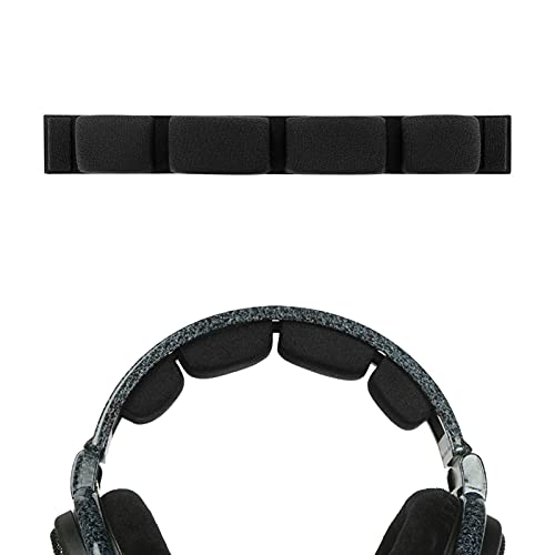 Geekria Fabric Headband Pad Compatible with Sennheiser HD600, HD580, HD650, HD660 S Headphone Replacement Headband/Headband Cushion/Replacement Pad Repair Parts (Black)