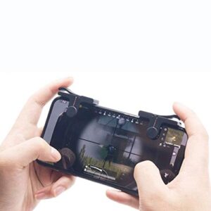 Detectorcatty Mobile Phone Gaming Trigger Fire Button Aim Key Smart Phone Mobile Games Shooter Controller for PUBG/Rules of Survival