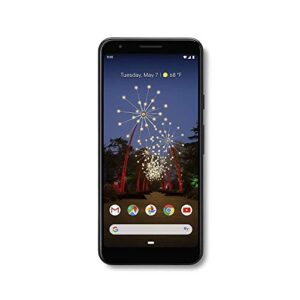 google pixel 3a with 64gb memory cell phone gsm unlocked (no bootloader) - just black (renewed)