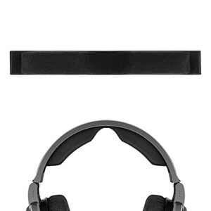 geekria mesh fabric headband pad compatible with sennheiser hd650, hd660 s, hd 660s2 headphone replacement headband/headband cushion/replacement pad repair parts (black).