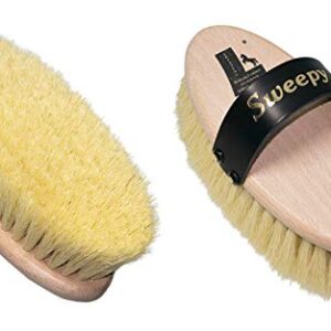 William Leistner Premium Quality Natural Bristle Sweepy Horse Grooming Brush