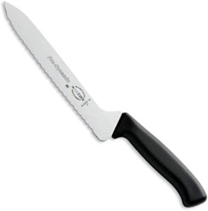 f. dick pro-dynamic 7 inch offset serrated slicer - german made knife