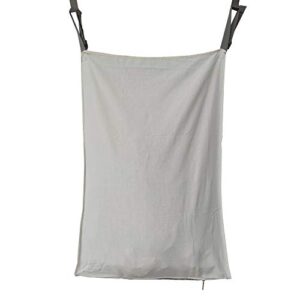 Amlrt Door Hanging Laundry Hamper with Stainless Steel Hooks