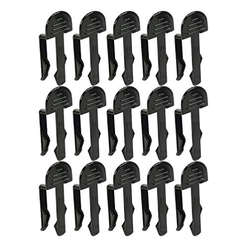 Cabilock Trash Bin Heavy Duty Clips 50pcs Plastic Garbage Bag Clips Basket Clip Waste Can Bag Holder Rubbish Clip for Home Kitchen Office Restaurant Trash Bin Trash Trash Cans