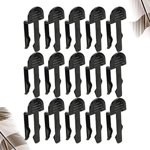 Cabilock Trash Bin Heavy Duty Clips 50pcs Plastic Garbage Bag Clips Basket Clip Waste Can Bag Holder Rubbish Clip for Home Kitchen Office Restaurant Trash Bin Trash Trash Cans