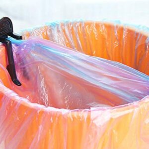 Cabilock Trash Bin Heavy Duty Clips 50pcs Plastic Garbage Bag Clips Basket Clip Waste Can Bag Holder Rubbish Clip for Home Kitchen Office Restaurant Trash Bin Trash Trash Cans