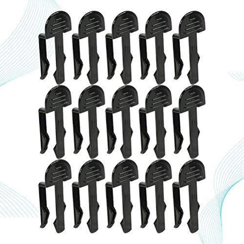 Cabilock Trash Bin Heavy Duty Clips 50pcs Plastic Garbage Bag Clips Basket Clip Waste Can Bag Holder Rubbish Clip for Home Kitchen Office Restaurant Trash Bin Trash Trash Cans