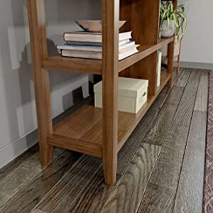 NewRidge Home Goods NewRidge Home Bookcase Bookshelf, Horrizontal, WALNUT