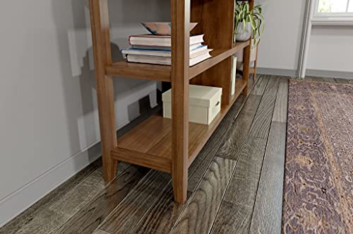 NewRidge Home Goods NewRidge Home Bookcase Bookshelf, Horrizontal, WALNUT