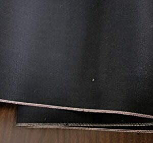 Black Cotton dinem Japanese Selvedge Denim, Fabric by The Yard Width: 30 inches