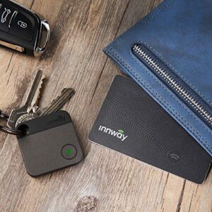 Innway Card + Tag - Ultra Thin Bluetooth Tracker Finder. Find Your Wallet, Bag, Backpack, Keys, Laptop, Tablet