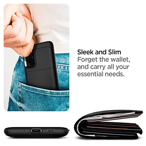 Spigen Slim Armor CS Designed for Samsung Galaxy S20 Plus Case (2020) - Black