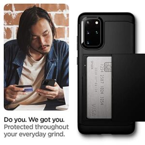 Spigen Slim Armor CS Designed for Samsung Galaxy S20 Plus Case (2020) - Black