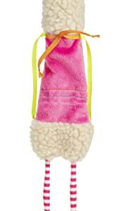 SmartyKat Leggy Llama Kicker Plush Catnip Cat Toy - White/Pink, One Size