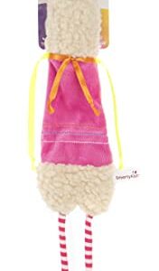 SmartyKat Leggy Llama Kicker Plush Catnip Cat Toy - White/Pink, One Size