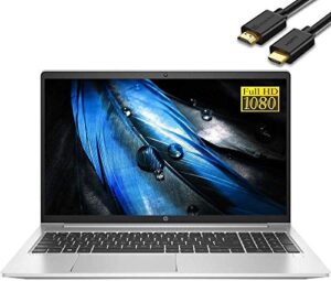 hp 2022 newest probook 455 g8 15.6" fhd business laptop (the lastest amd 6-core ryzen 5-5600u (beats i7-1165g7), 16gb ram,512gb ssd, radeon graphics) backlit keyboard, webcam, win10 pro + ist cable
