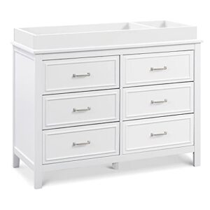 DaVinci Charlie 6-Drawer Double Dresser in White