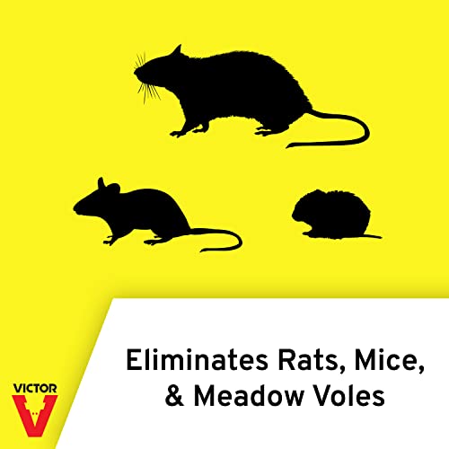 Victor M925 Ready-to-Use Rodent Poison Killer - Kills Rats, Mice, and Meadow Voles