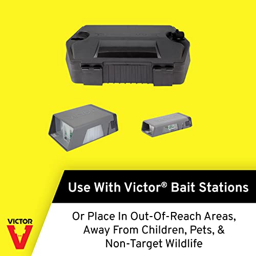 Victor M925 Ready-to-Use Rodent Poison Killer - Kills Rats, Mice, and Meadow Voles