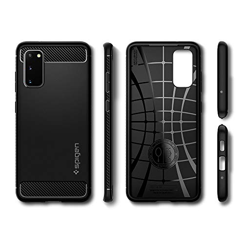 Spigen Rugged Armor Designed for Samsung Galaxy S20 Case/Galaxy S20 5G Case (2020) - Matte Black