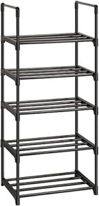 oyrel sturdy metal shoe rack organizer,narrow shoe racks for closets, shoe stand,shoe shelf