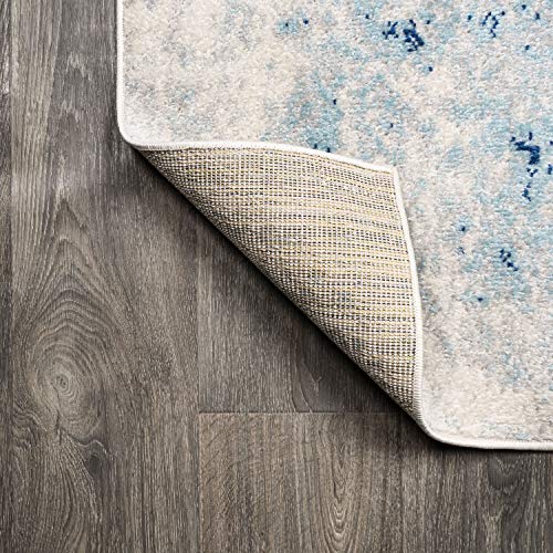 JONATHAN Y CTP109B-28 Dune Modern Abstract Indoor Area-Rug Bohemian Easy-Cleaning High Traffic Bedroom Kitchen Living Room Non Shedding, 2 X 8, Blue