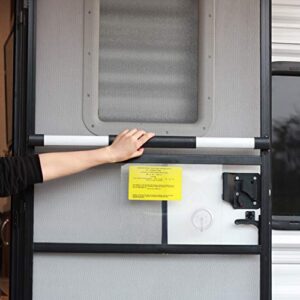 RVGUARD RV Screen Door Cross Bar Handle Adjustable from 21-5/8 Inch to 28-5/8 Inch Grab Bar Universal for RV Motorhome Camper Trailer