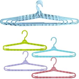 extra large hangers big clothes hangers enlarge adjustable shoulder 16.4"-27.2" drying hanger 4 pack sturdy hangers for wide polos tops cardigans quilt bath towel big and tall shirts 4 colors hanger