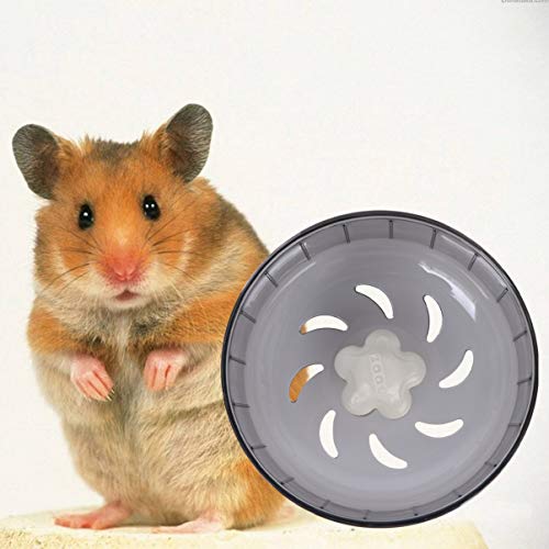 POPETPOP Hamster Wheel Silent Spinner - Small Rat Wheel Exercise Running Wheel for Hamsters, Gerbils, or Mice