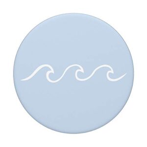 Aesthetically pleasing beach Japanese wave minimalist surf PopSockets Swappable PopGrip