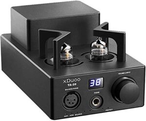 xduoo ta-20 high performance balanced tube headphone amplifier power amplifier (black)