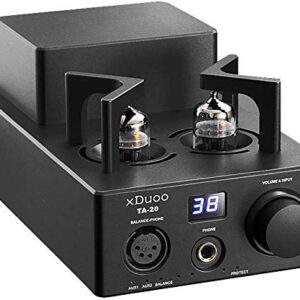 XDUOO TA-20 High Performance Balanced Tube Headphone Amplifier Power Amplifier (Black)