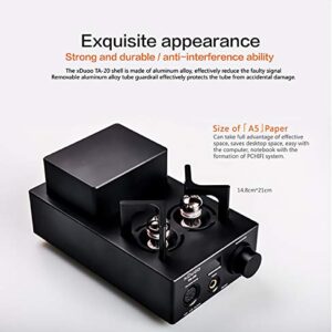 XDUOO TA-20 High Performance Balanced Tube Headphone Amplifier Power Amplifier (Black)