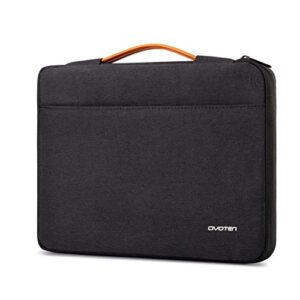 civoten 14 inch laptop sleeve case notebook bag 360° protective handbag for 15" new macbook pro/lenovo flex 4/thinkpad x1 carbon l480 t480s e480/hp pavilion x360/dell latitude 5490 7490 2018, black