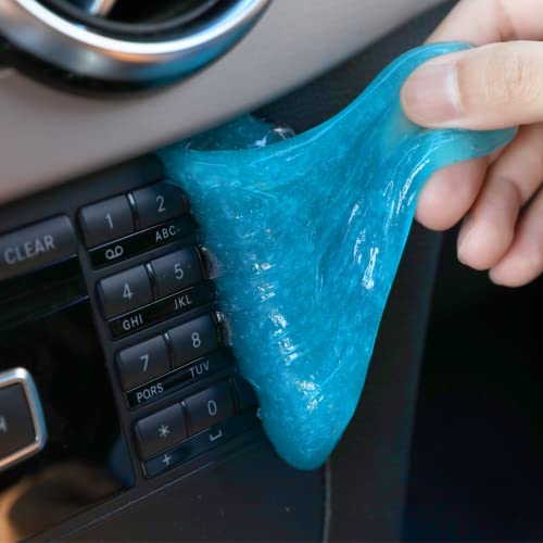 CHEERS DEVICES Cleaning Gel for Car 4-Pack Car Detailing Kit Car Cleaning Kit Supplies Putty for Car Accessories Interior Cleaner Air Vents Computer Vacuum Universal Dust PC Laptop Keyboards -280g