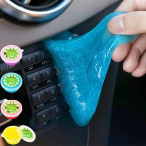 CHEERS DEVICES Cleaning Gel for Car 4-Pack Car Detailing Kit Car Cleaning Kit Supplies Putty for Car Accessories Interior Cleaner Air Vents Computer Vacuum Universal Dust PC Laptop Keyboards -280g